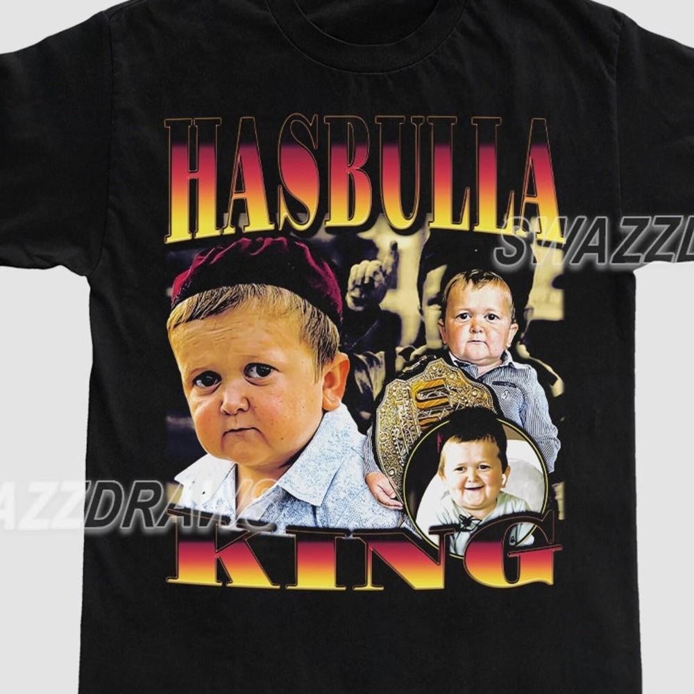 Hasbulla Magomedov T-Shirt MMA vintage Homage funny Tee Top Legend Meme Gift Tik