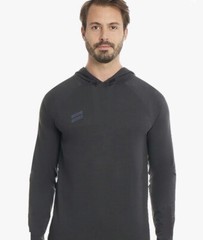 Hurley Hoodie Mens Small S Gray Long Sleeve Shirt Athleisure Poly Spandex Blend