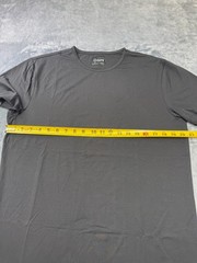 CUTS Clothing Split-Hem Crewneck T-Shirt Mens Large Black Pyca Pro NWOT