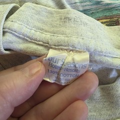 Vintage 90s Four Seasons Resort Nevis WI T Shirt Single Stitch Map Sailboat M