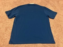 Nike Air Jordan banned retro 1 i shoes Jumpman blue Chicago Bulls 23 t shirt L
