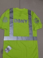 VTG DSNY NYC SANITATION NEW YORK CITY WORK SAFETY SHIRT VEST UNIFORM MTA NYPD