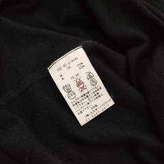 N.HOOLYWOOD 102-45 pieces Cotton wool 3/4 sleeve Size 38 T-shirt black 6-051…