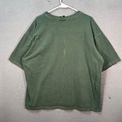 Vintage 90s Bad Boy Club Green Oversized T-Shirt Made In USA 100% Cotton Large