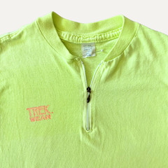 Vintage Trek cycling neon bike top size small / medium made in USA