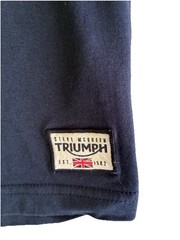 Triumph Steve Mcqueen T-Shirt Classic Original Double Sided Rare ￼