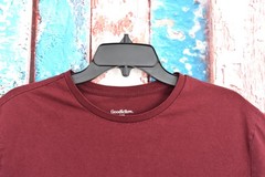 Men’s Goodfellow T-shirt Short Sleeve Crew Neck Lyndale Tee LARGE Burgundy