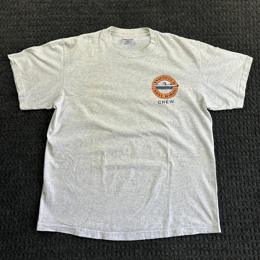 Vintage Nautilus II 2 Kona Hawaii T Shirt XL Single Stitch Sof Tee Made In USA