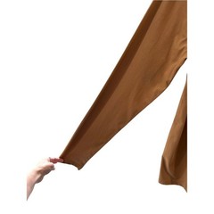 Pact Men’s Softspun Long sleeve Henley shirt S camel organic cotton NWOT