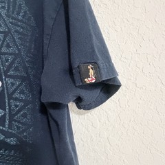 Hinano Hawaii Tahitian Crew Neck Navy Shirt Men’s M Polynesian Graphic Islands