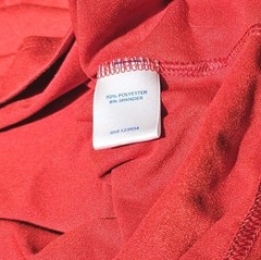 New! SOUTHERN TIDE T3-Red Poly/Spdx Cloth, Mens LS, 1/4.Zip, Pullover Shirt-(M)