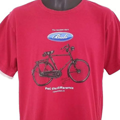 Bali Bicycle T Shirt Mens Size Medium Red Krisna Indonesia Always Loving You