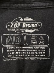 Vintage United States Marines Black Graphic T-Shirt Mens Medium Y2K 2008 7.62