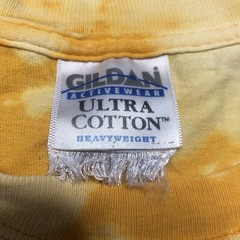 Vintage 2000 Bud Light Beach Club T Shirt Tie Dye Acid Wash XL Yellow