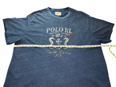 Polo Ralph Lauren Institut Nautique” deep blue graphic t-shirt – 2XB