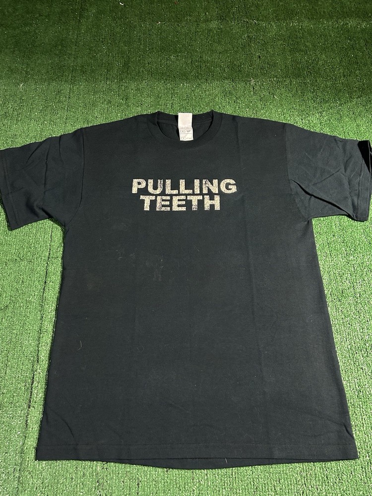 2000s Pulling Teeth Spider Skull T Shirt Sz L MDHC M Hardcore Deathwish TUI