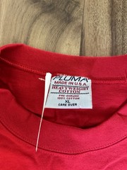Vintage Pluma Heavyweight Cotton T Shirt USA Made Blank XL 90s Deadstock