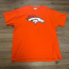 NFL Team Apparel Denver Broncos Peyton Manning 18 Orange T-Shirt Mens 2XL