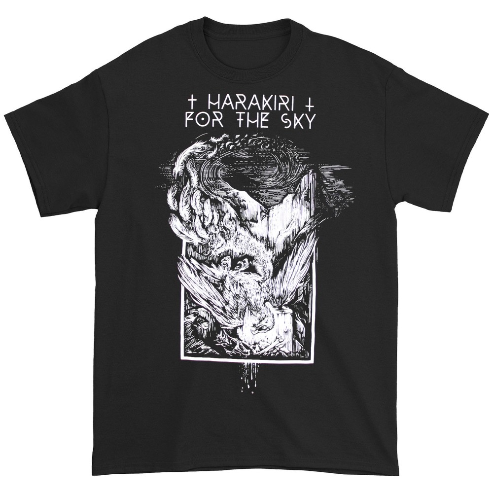 Men’s Harakiri For The Sky Dead Vulture T-shirt Medium Black