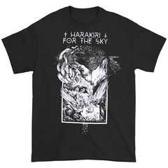 Men’s Harakiri For The Sky Dead Vulture T-shirt Medium Black