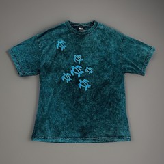 Blue Hawaiian Sea Turtle Motif Graphic T-Shirt Size XL Men’s Casual Summer Beach