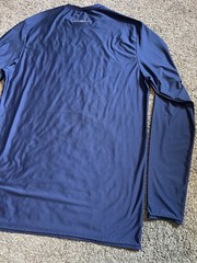 Oneill 50+ UV T-Shirt Mens 3XLT Slim Fit Blue Water Sun Shirt Long Sleeve