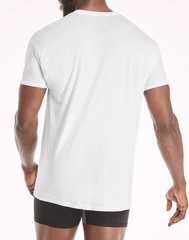 Hanes 3-Pack Men T-Shirt Tee Comfort Fit White Crew Neck Undershirt Short Sleeve