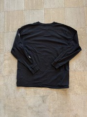 Carhartt Mens Graphic Logo Long Sleeve T-Shirt Black Loose Fit Size XL