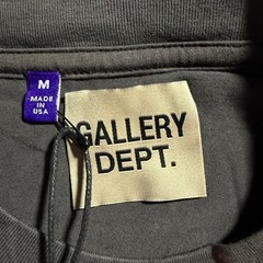 Gallery Dept Muscle Tee Size Medium Charcoal Grey Sleeveless Pocket Logo Shirt