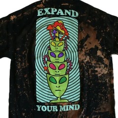 ALAB Men’s Expand Your Mind Alien Tie Dye T-Shirt – NWT