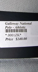 NEW RALPH LAUREN RLX Long Sleeve Tee Shirt GALLOWAY NATIONAL GOLF CLUB Sz S Gray