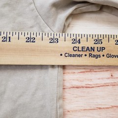 Kita Made Shirt Mens Large Beige Crewneck Let It Different Minimalist
