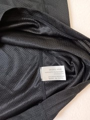 Mens Black Moisture Wicking T-Shirt Size 2XL Breathable Lightweight Jersey Logo