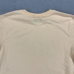 Carhartt Shirt Mens Medium Orange Work Wear Cotton Outdoors Logo Spell Out