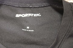 Sport Tek T Shirt Mens Medium Black Mariner Lightweight