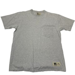VTG 90’s Russell Athletic Pro Cotton Heavyweight Pocket Tee Blank Gray Men’s M