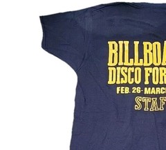 Vintage 1979 Billboard’s Disco Forum V Staff T-shirt Sunset Stages Shirt 1970s