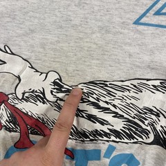 Vintage 90’s Dr Seuss Cat in the Hat Sleep Shirt Adult One Size Oversized 1995
