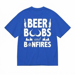 Beer Boobs and Bonfires Shirt Funny Camping Beer Lover T-Shirt Men’s Outdoor