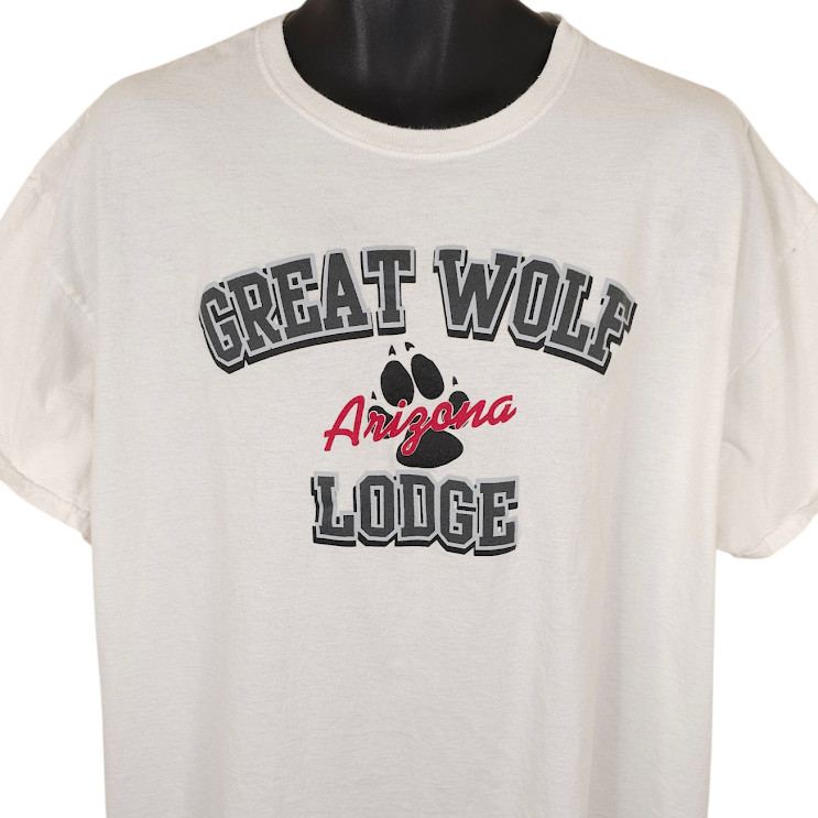 Great Wolf Lodge T Shirt Mens Size 2XL White Arizona Indoor Water Park