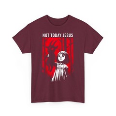 Not Today Jesus Funny Gothic Dark Art Creepy Cute Pastel Goth Tee Unisex T-Shirt