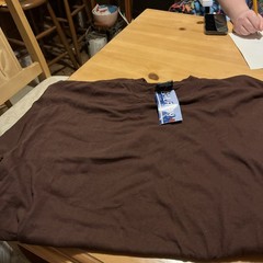 GALAXY mens NWT solid Brown TEE SHIRT Short Sleeve size 2X