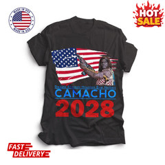 Idiocracy President Camacho 2028 Funny Election Inspired Unisex TShirt S-5XL NEW