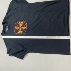 West Coast Choppers Cobra Graphic Logo Men’s Crew Neck Black T-Shirt Sizes Vary