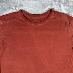 Kuhl Wildfibre Shirt Mens L Red Long Sleeve Organic Cotton Hiking Outdoor