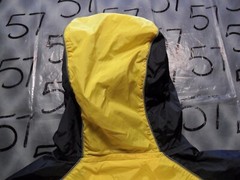 XL Tag Fit Size 3XL Vintage Rocket Racing Yellow Black Hooded Jacket