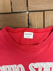Ohio State Buckeyes Vintage 90s Starter Red T-Shirt Tee Size Large