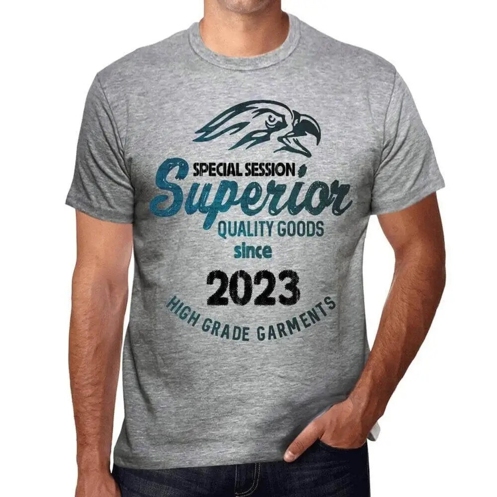Men’s Graphic T-Shirt Special Session Superior Quality Goods Since 2023 1st