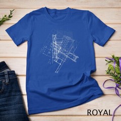 Graphic Abstract Lines Gift Design Idea Architecture T-Shirt Unisex T-shirt