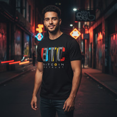 Bitcoin We Trust Graphic T Shirt Unisex Apparel Featured Crypto Currency Tee For